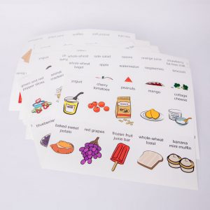 HCHS K-2 Replacement Snack Cards